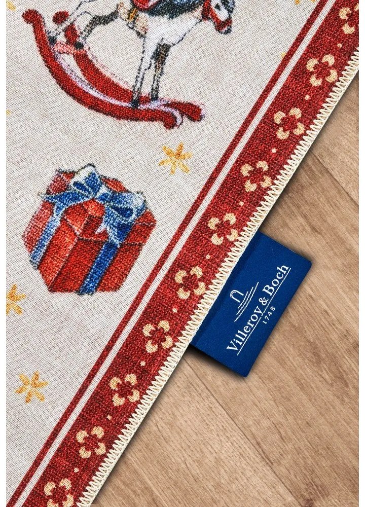 Piros futószőnyeg karácsonyi mintával 80x200 cm Red Christmas – Villeroy&Boch