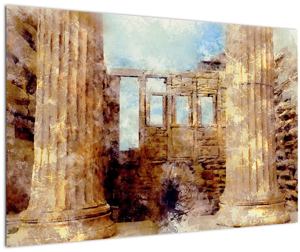 Kép - Érechthéion, Athens, görögország (90x60 cm)