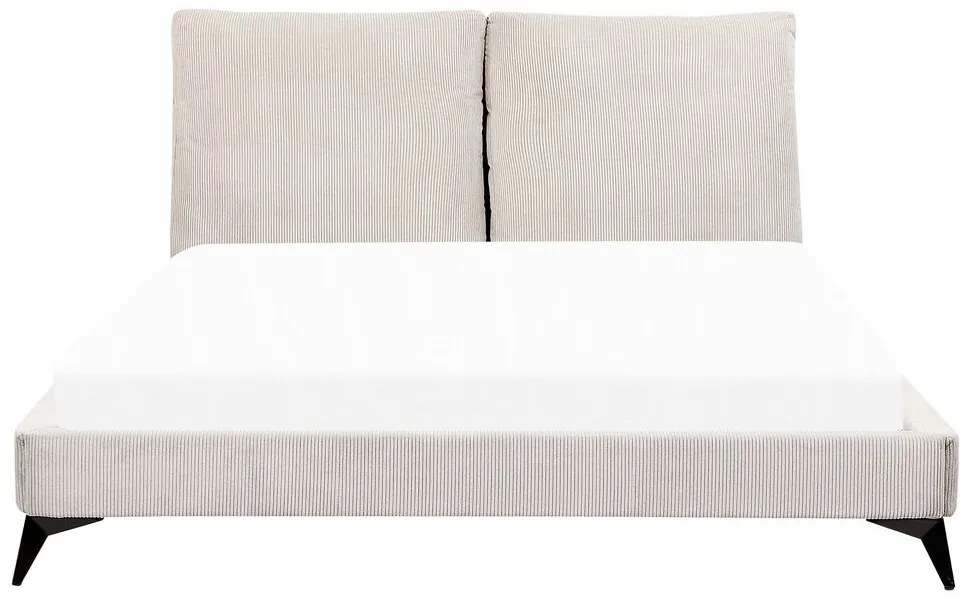 Franciaágy 160 cm Mellody (világos bézs) (ágyráccsal). 1081353