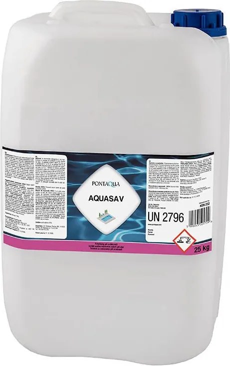 Aquasav pH csökkentő szer kénsav 15% 25 kg + FLA 220 kanna 25 liter, fehér