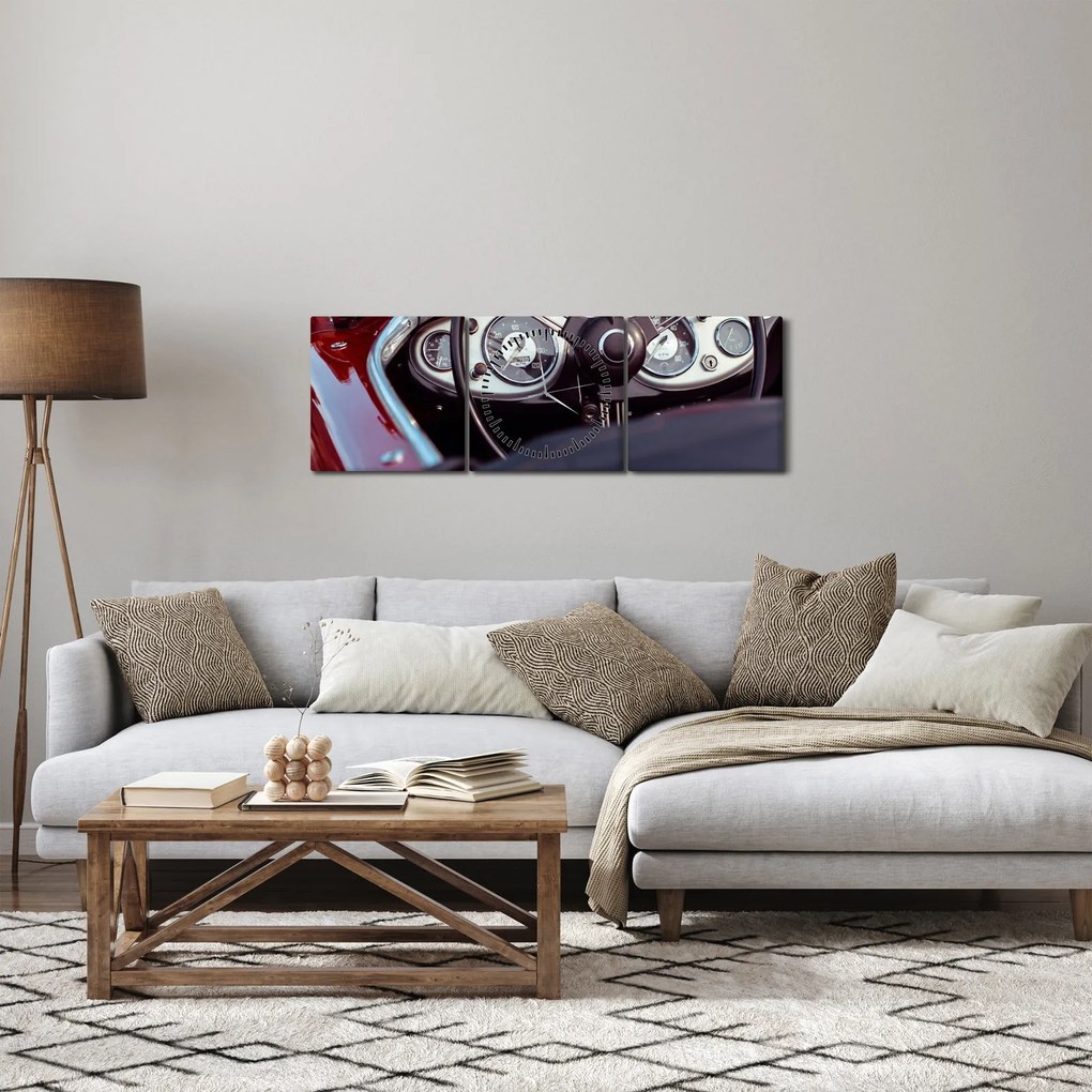 Kép - Autó részlet (órával) (90x30 cm)