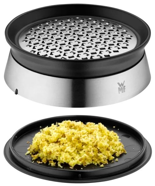WMF - gyömbérreszelő, átmérő 9 cm, rozsdamentes acél/fekete