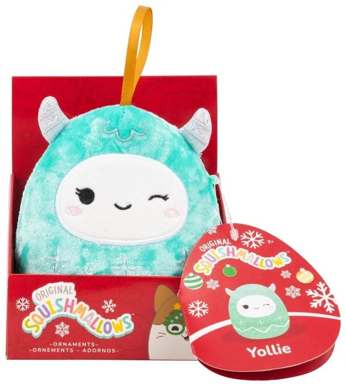 Textil karácsonyfadísz 10 cm Yollie – SQUISHMALLOWS