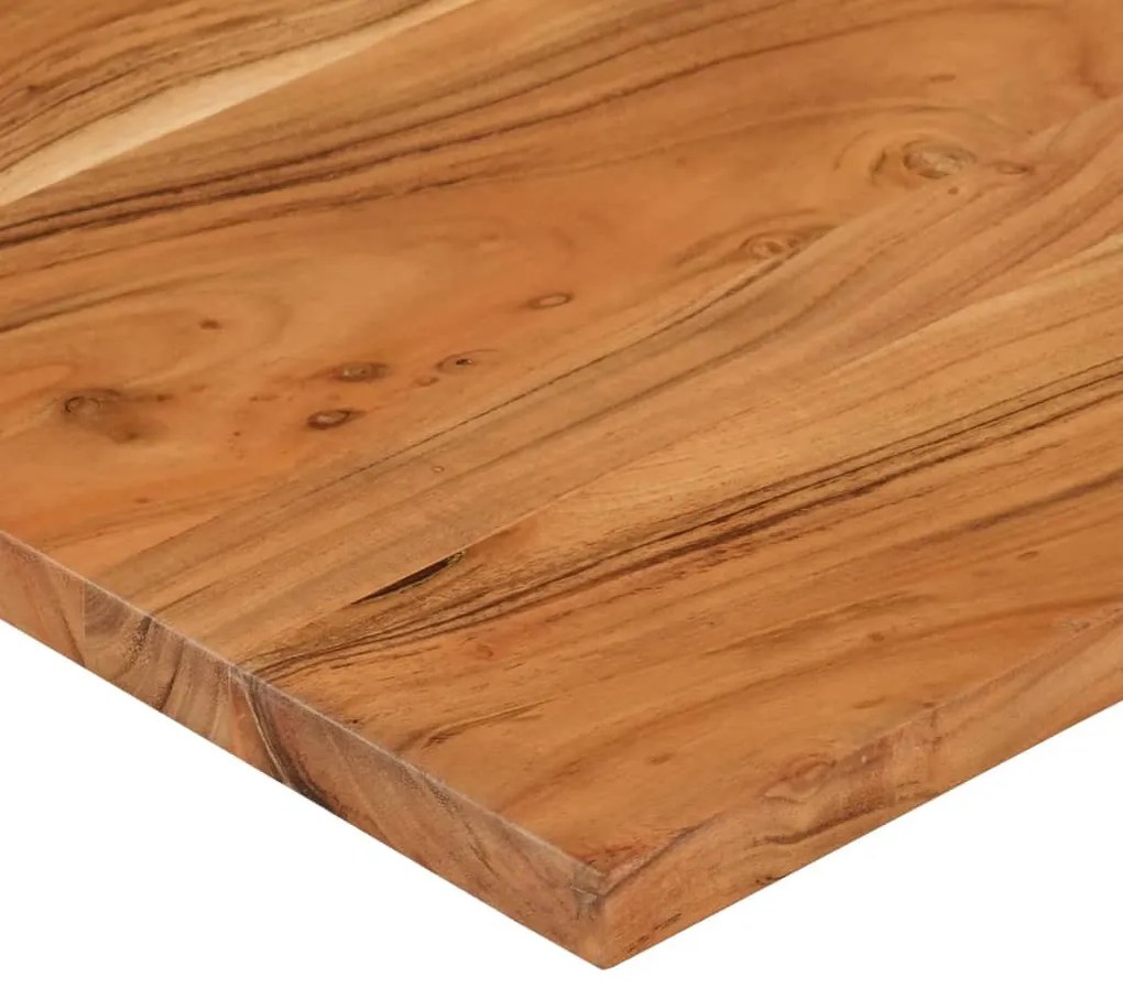 tömör akácfa téglalap alakú asztallap 90 x 50 x 2,5 cm