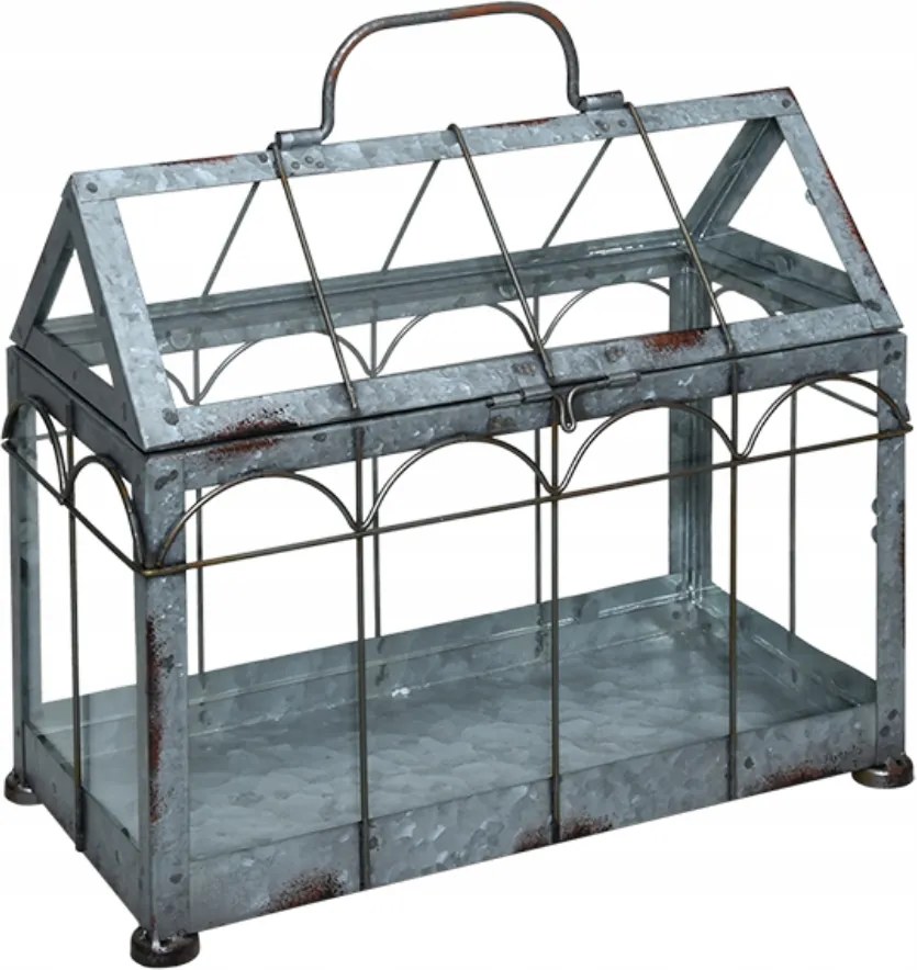 Acm Üveg Virágágyás Virágtartó Láda ZB21