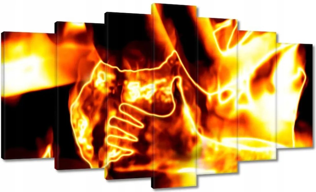 Vászonkép 140x80 Lángoló szerelem Love