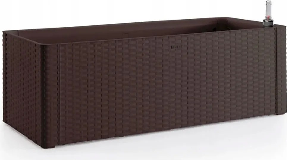 Natural Deluxe önöntöző virágláda 90 l, barna