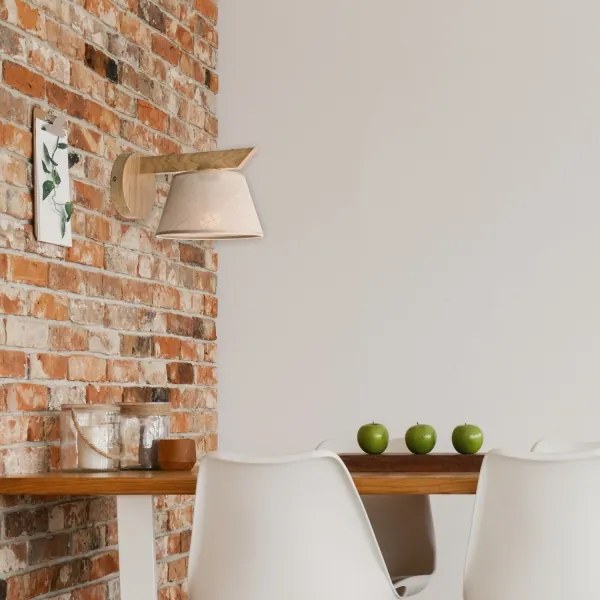 Fali lámpa ANTONIO 1xE14/40W/230V tölgy