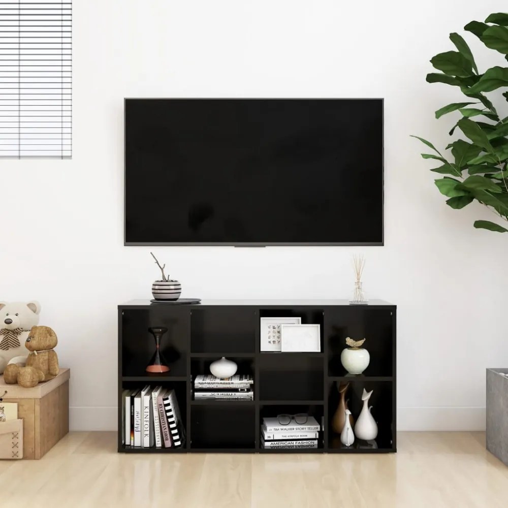 fekete szerelt fa cipőtároló pad 103 x 30 x 54,5 cm