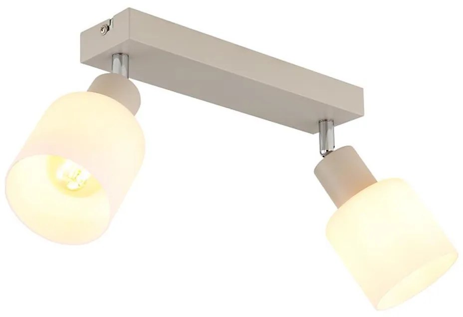 Globo 54114-2 - TRENT irányítható spotlámpa 2xE14/25W/230V