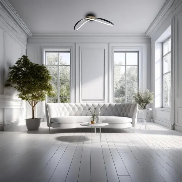 LED Mennyezeti lámpa INFINITY LED/21W/230V fekete