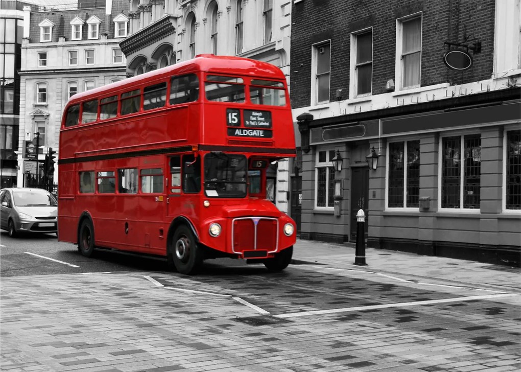 Kép - London busszal (70x50 cm)