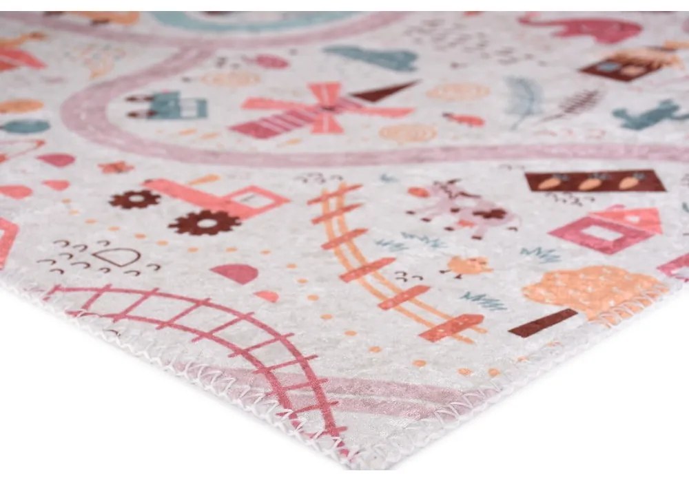 Gyerek szőnyeg 80x150 cm Pastel Neighborhood – Vitaus