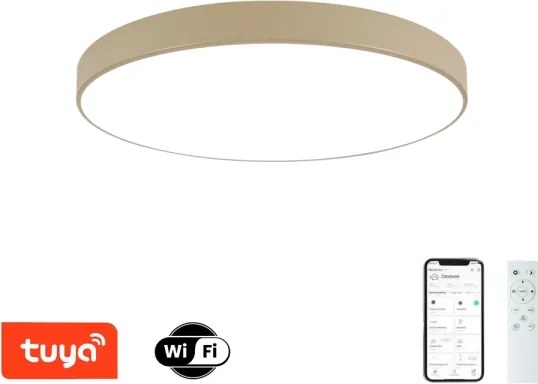 Brilagi - LED dimmelhető világítótest POOL SMART LED/100W/230V 80 cm bézs Wi-Fi Tuya + távirányító