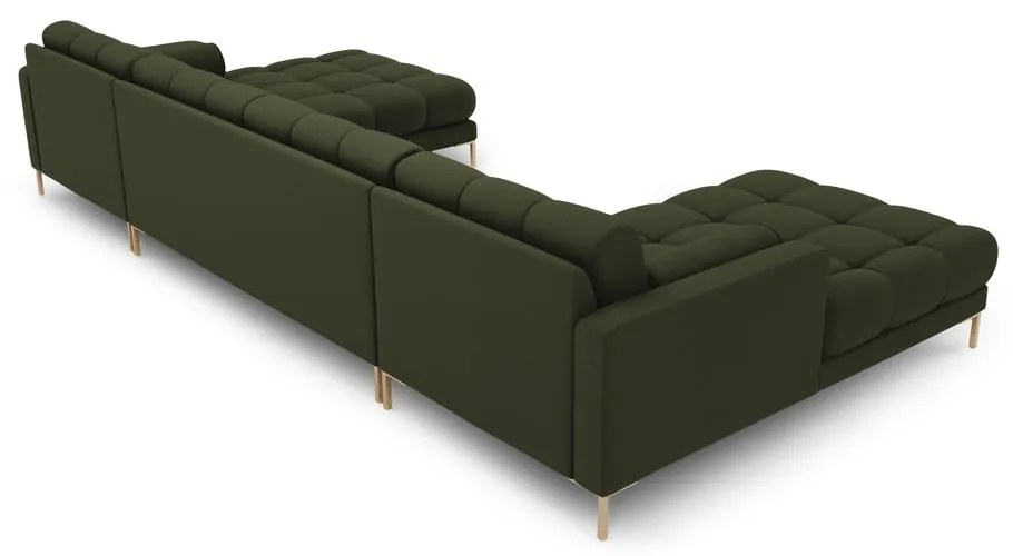 Zöld sarokkanapé (U alakú) Bali – Cosmopolitan Design