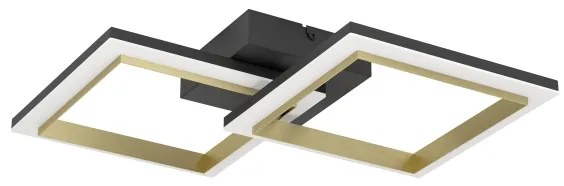 Eglo 901225-LED Dimmelhető mennyezeti lámpa CALLIERA LED/18,4W/230V fekete/arany