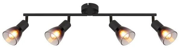 Globo 54312-4 - Spotlámpa SATELLA 4xE14/25W/230V fekete