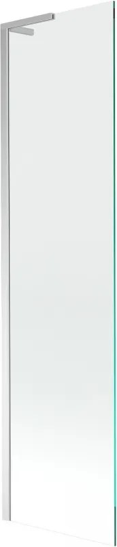Mexen Next L kádparaván 1-szárnyú 50 x 150 cm, átlátszó, króm - 895-050-000-03-00-01