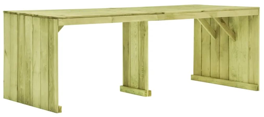 vidaXL impregnált fenyőfa kerti asztal  220 x 101,5 x 80 cm