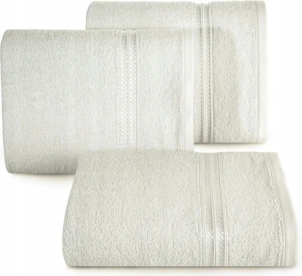 Eurofirany Lori Törölköző 70x140 Fürdő Krémszínű