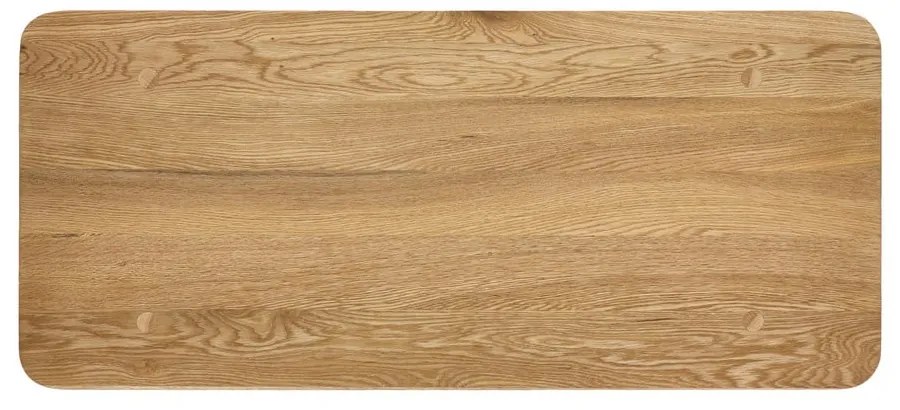 Tölgyfa étkezőasztal 44.5x100 cm Bodo – Villa Collection