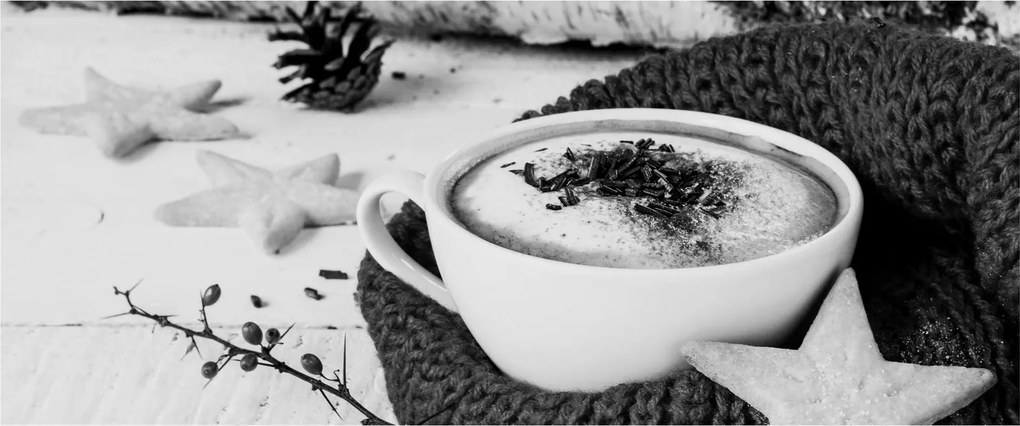 Kép - Téli cappuccino (120x50 cm)