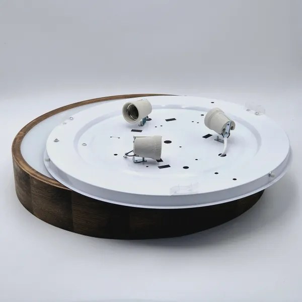 Brilagi - LED mennyezeti lámpa CARVALHO 3xE27/60W/230V tölgy-dió, átm. 47 cm