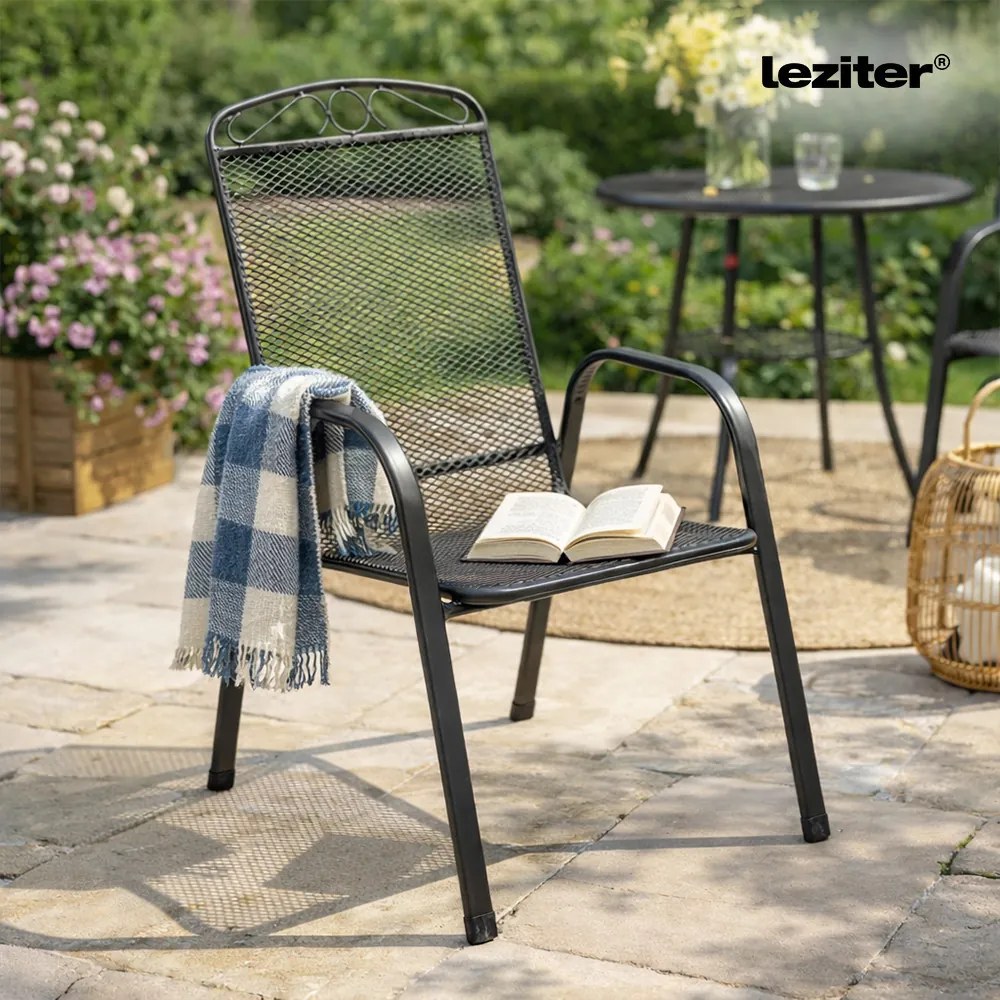 Melfi fém kerti szék