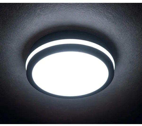 Kanlux 38784 - LED Kültéri lámpa érzékelővel BENO 24/30W/230V 3000/3500/4000K IP65 antracit