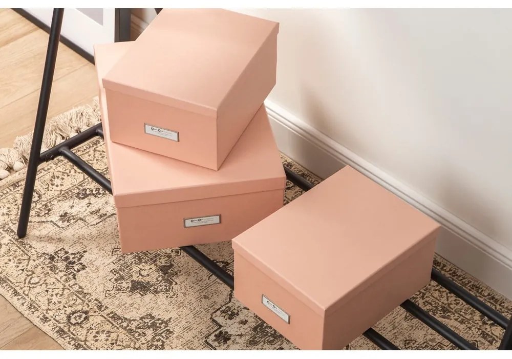 Fedeles karton tárolódoboz szett 3 db-os Inge – Bigso Box of Sweden