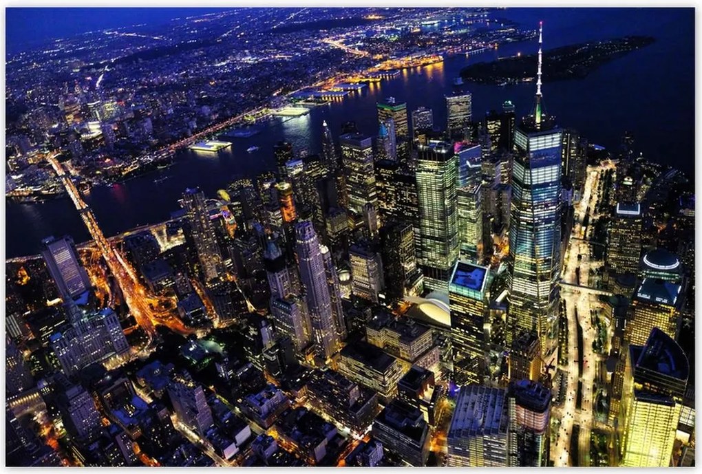 Poszterek 120x80 New York felülnézet