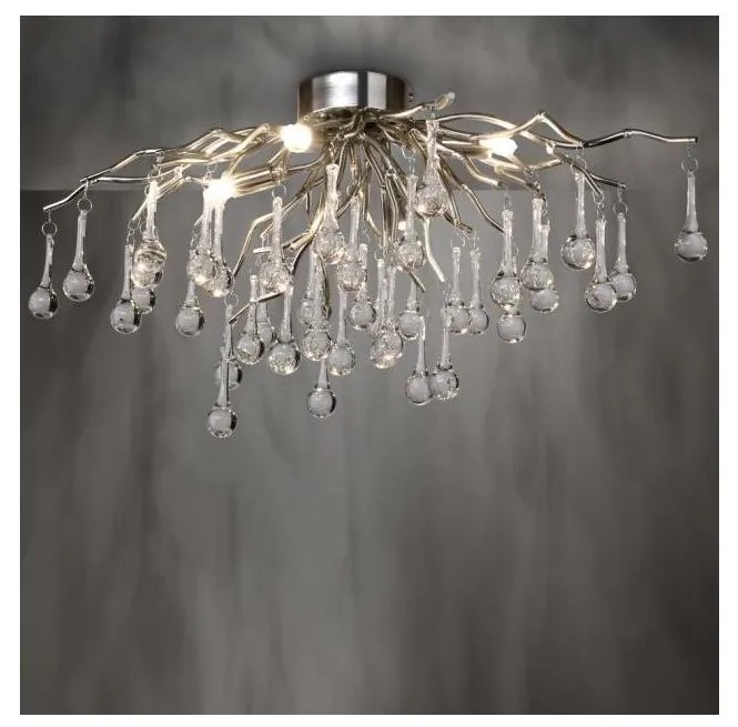 Paul Neuhaus 8090-55 - Felületre szerelhető csillár  ICICLE 4xG9/40W/230V 30x60 cm króm