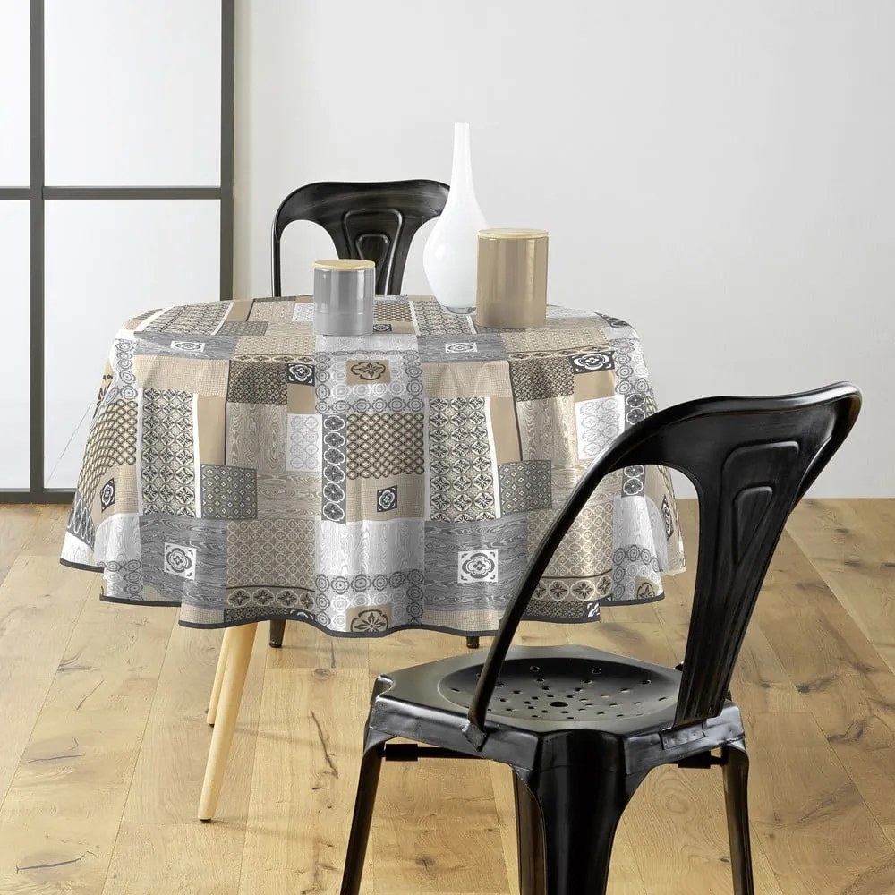 PVC lemosható asztalterítő ø 160 cm Costa – douceur d'intérieur