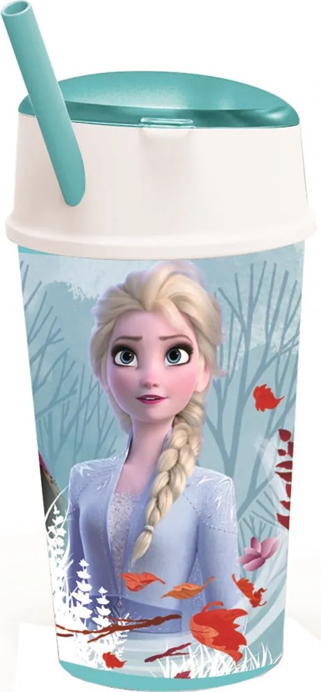Disney Jégvarázs Blue Forest üdítő- és snack tartó pohár 400 ml