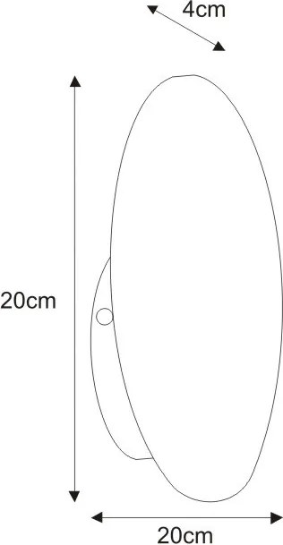 KAJA K-4680 REGA Fekete Színű Fali Lámpa 1xG9 10W IP20