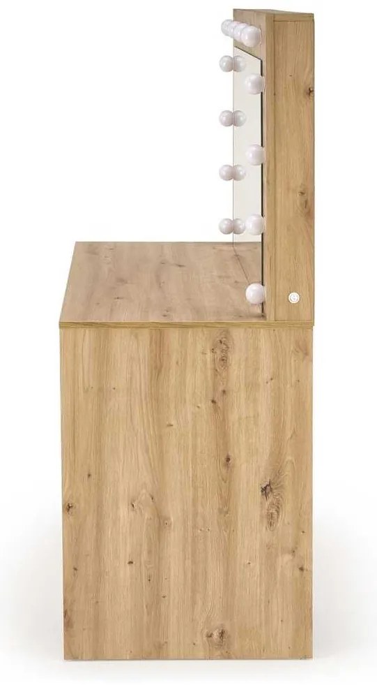 Hollywood XL fésülködőasztal, artisan tölgy