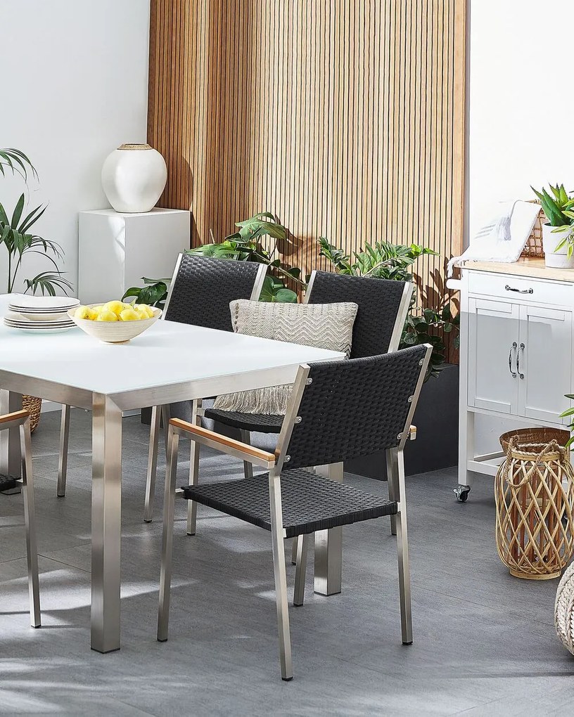 Szék szett 2db Grosso (fekete) (rattan). 1011517