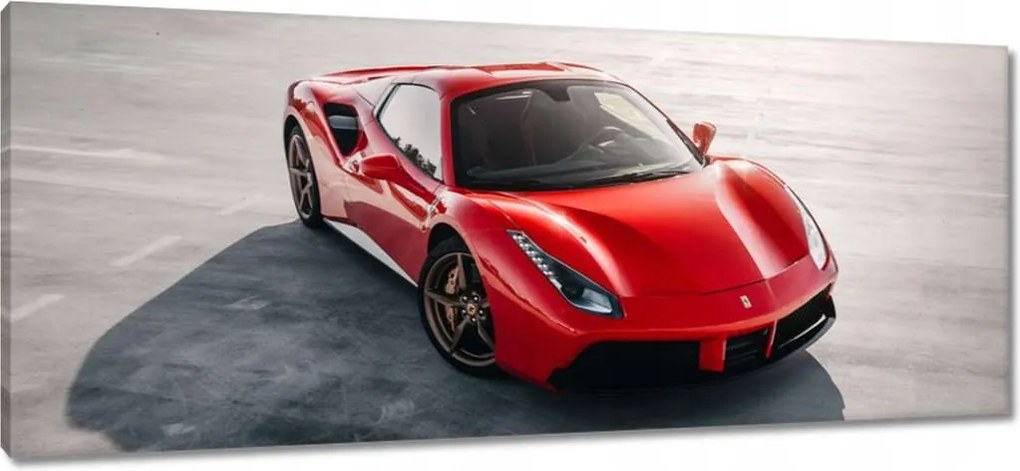 Vászonkép 100x40 Piros Ferrari lövedék