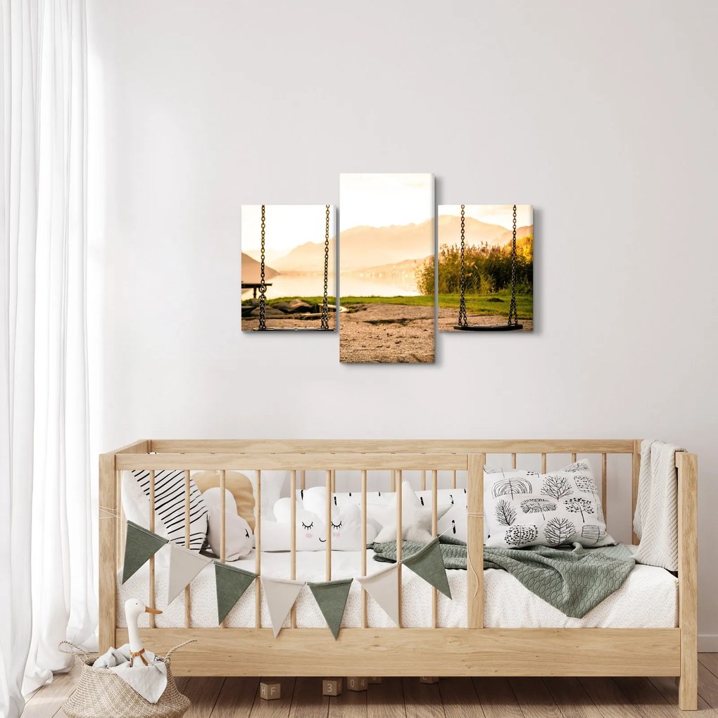 Kép egy hintákról a természetben (90x60 cm)