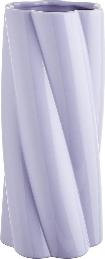 TWIST váza, világos lila 30cm