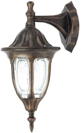 RÁBALUX 8371 MILANO Klasszikus Kültéri Fali Lámpa Antik Arany E27 IP44