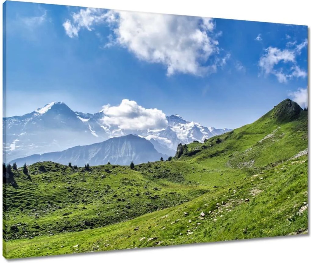 Vászonkép 80x60 Gyönyörű hegyi táj