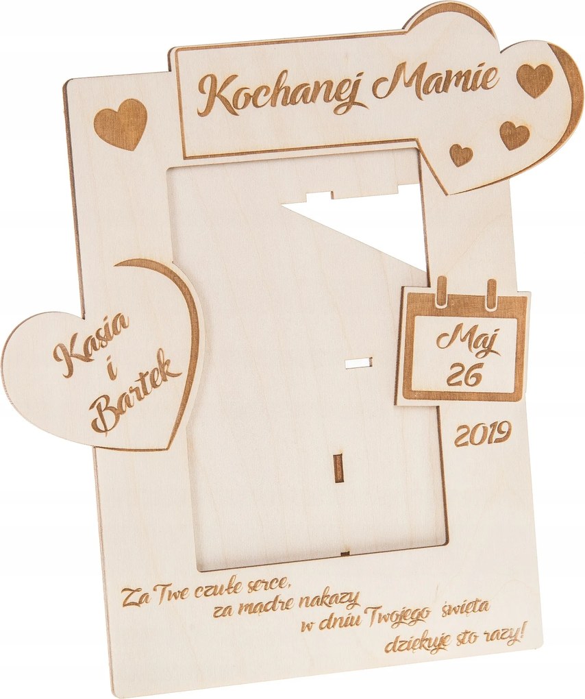 Képkeret ajándék Anyák Napjára gravírozás!!!