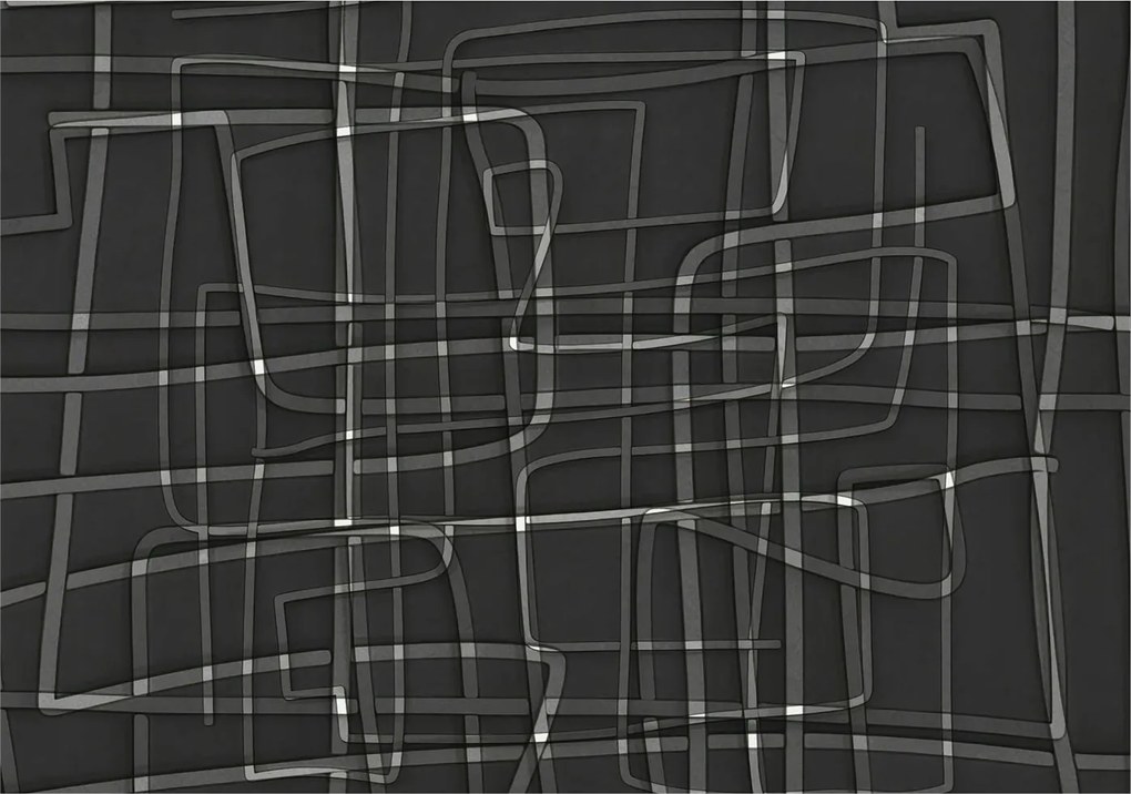 Fotótapéta Flizelin Dekoratív Hálószoba Absztrakt vonalak 312x219