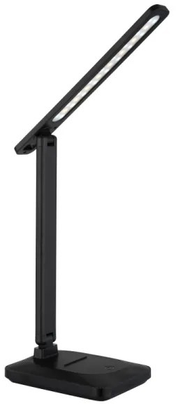 Globo 58481S - LORNA LED asztali lámpa, érintős, 3W, 5V, 1800 mAh, fekete