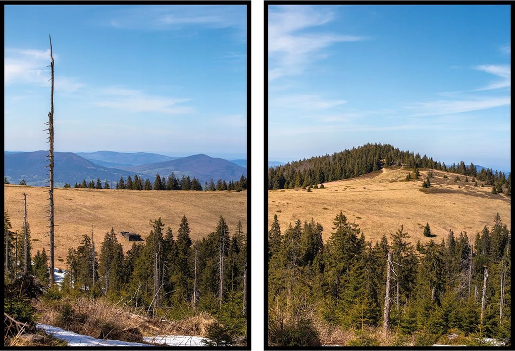 Tájkép Turbacz csarnok Kis-Lengyelország poszter 60x90cm