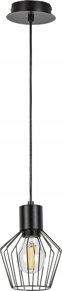Rabalux Belano függeszték E27 1x Max 40W fekete 3539