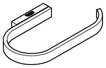 GROHE 41068000 - WC-papírtartó SELECTION 153 x 85 mm fényes króm