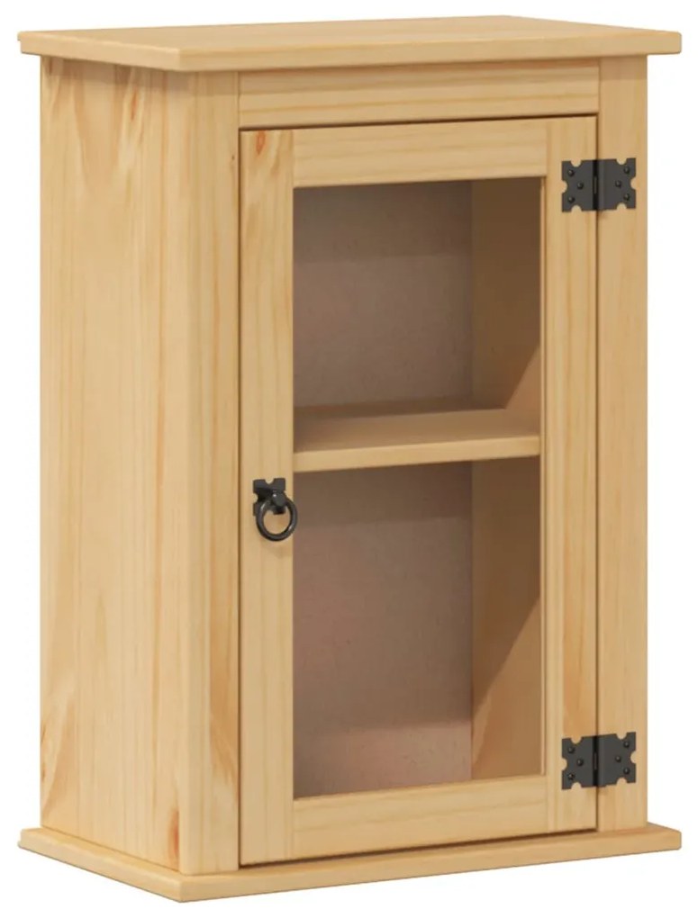 Corona tömör fenyőfa fali fürdőszobaszekrény 45 x 27 x 64,5 cm