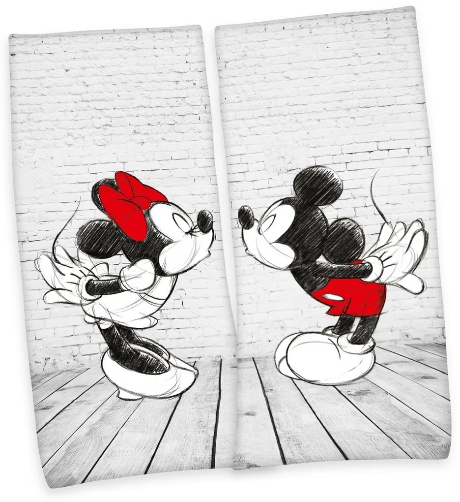 Mickey Minnie törölköző, 80 x 180 cm, 2 db-os szett